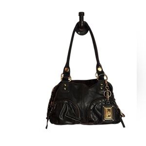 Scarlett Blake Black Leather Handbag